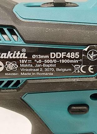 Шуруповерт б/у шуруповерт-дрель аккумуляторный makita ddf485sfj 8