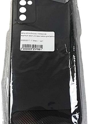 Чохол для мобільного телефона б/у захисний чохол unicase carbon для samsung galaxy a02s (a025)