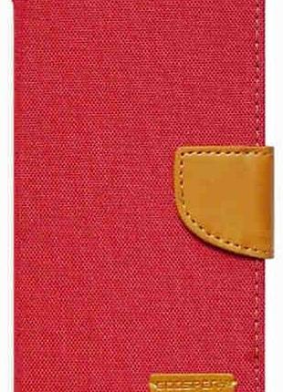 Чохол для мобільного телефона universal book cover goospery canvas diary 5.5" red