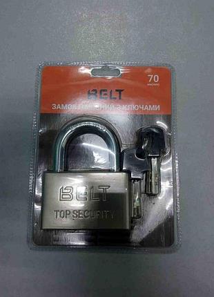 Б/у замок навесной с ключами belt 70 мм арт.100615