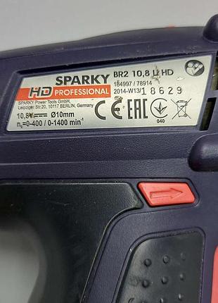 Шурупокрут б/у sparky br2 10,8li hd 8