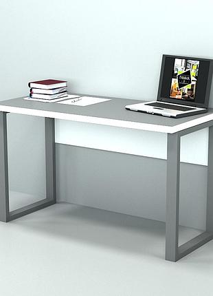 Офісний стіл лофт гп-1 (800x600x750) сірий/білий гамма стиль