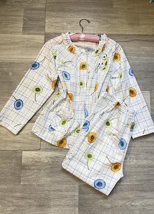 Вінтажна ретро стиль нічна піжама жіноча котон