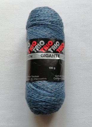 Мягкая шерстяная пряжа мультиколор  нитки для вязания  100 грамм  швейцария