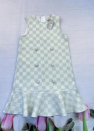 Гарна нарядна сукня з красивими гудзиками🌲