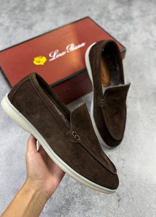 Новинка мужская зимняя мокасины лоферы мех