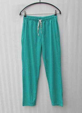 Домашні піжамні бавовняні штани трикотаж люкс бренда bloomsbury