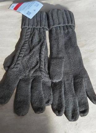 Рукавички перчатки взрослые зеленые с&а