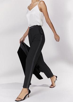 Mango базовые брюки с защипами, m