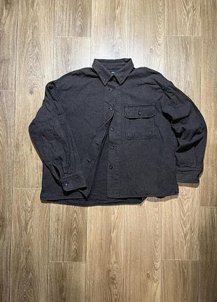 Плотний фланель овершот від uniqlo кропнутий