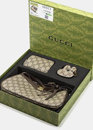 Жіночий набір сумка +гаманець supreme shoulder set