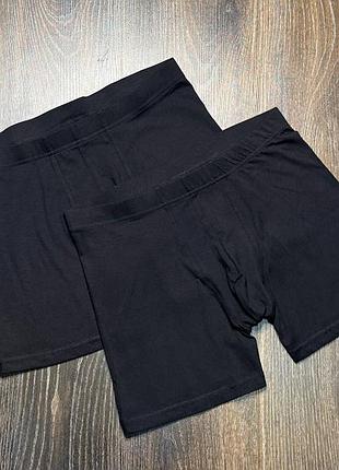 Арт.1451 мужские трусы боксеры удлиненные 2шт h&amp;m размер м.