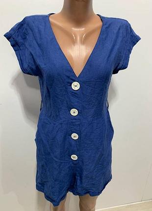 Mango фірмовий комбінезон 💙 льон