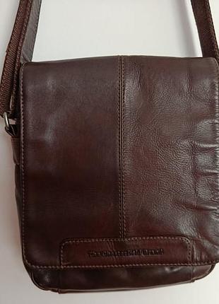 Шкіряна сумка-месенджер the chesterfield brand | оригінал | натуральна шкіра