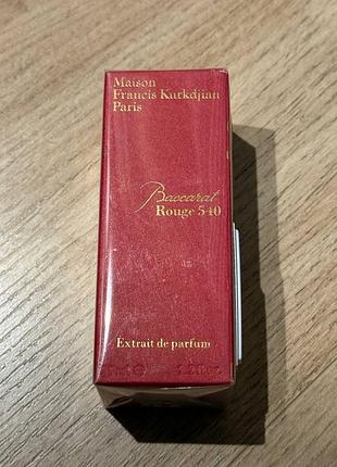 Maison francis kurkdjian baccarat rouge 540 extrait de parfum