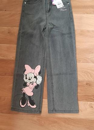 Джинсы для девочки wide leg