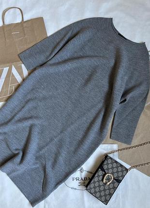 Базовое миди платье 100% wool от drykorn.