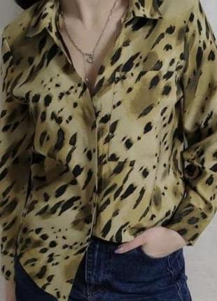 Шикарная трендовая новая натуральная женская рубашка блуза бренда primark.