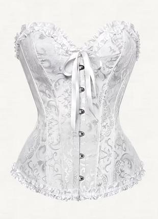 Продам новий , елегантний білий корсет розміру s-m