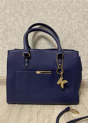 Нова темно-синя сумка