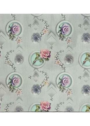 Термосерветка 1-стороння 98х58см #16 пластик троянда тм bona domus