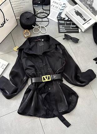 Легенька жіноча блуза в стилі zara вільного крою з прозорої органзи та вставкою на грудях з довгим широким рукавом