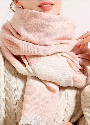 Дуже красивий палантин шарф ангора вовна англія 30 см на 163 см