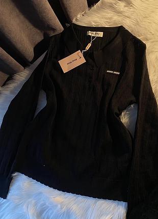 Кофтинка поло міу міу