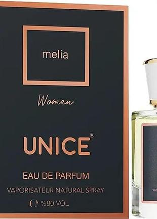 Женская парфюмированная вода unice melia, 50 мл