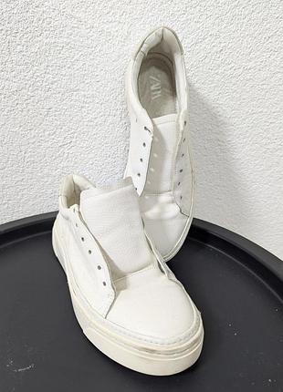 Білі кеди zara, розмір 40