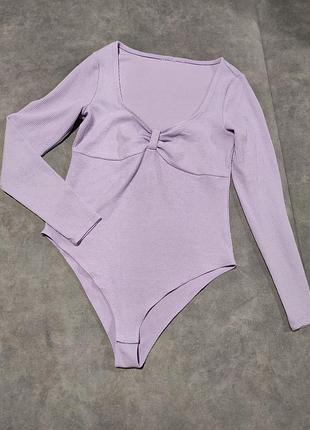 Боди в рубчик