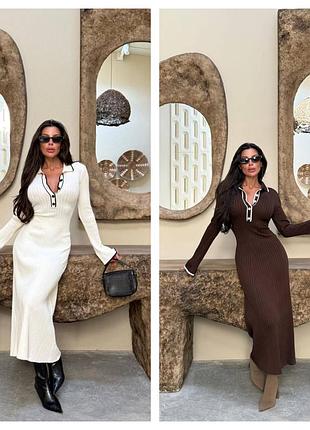 Жіноча сукня-поло з трикотажу,різні кольори.