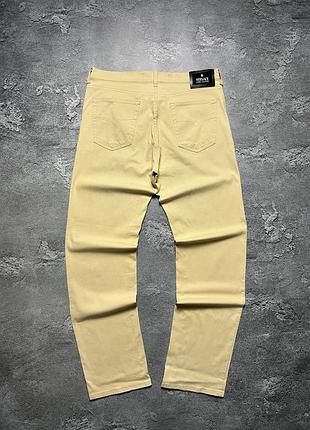 Винтажные винтаж оригинальные джинсы штаны versace версаче большой логотип в полоску олд мани xl 36 размер , yves saint laurent