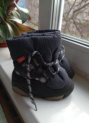 Утеплені зимові дитячі чоботи розмір 22-23 demar