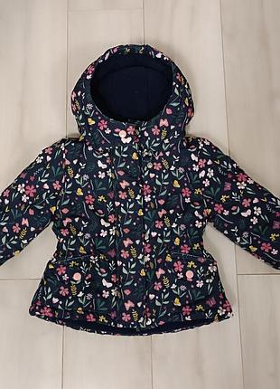 Курточка теплое, состояние идеальное, размер 9-12 месяцев
