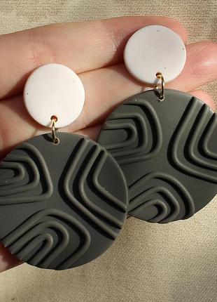 Сережки "лабіринт"