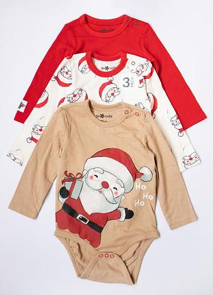 Комплект боди новогодние рождественские 80 см 9 мес 10 мес 11 мес 12 мес