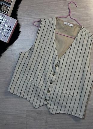 Жилетка в смужку
