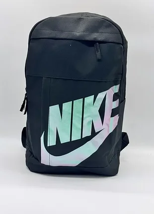 Функціональний рюкзак 46x30x15 см з поліестеру з відділенням та кишенями nike elemental backpack логотипом nike