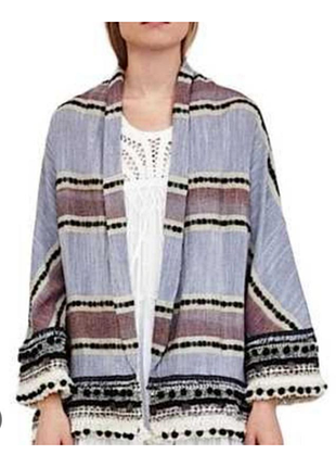 Жіночий лляний кардиган