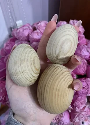 Древесные яйца заготовки