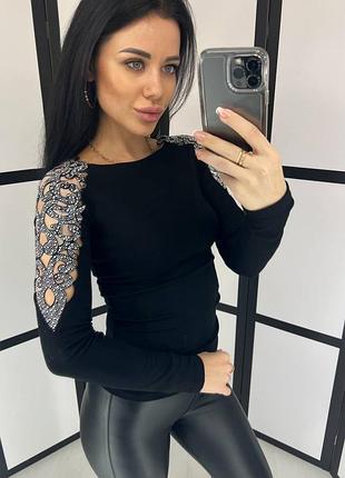 Кофточки нарядные со стразами турция 42-50