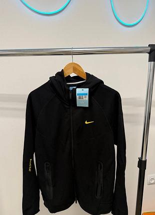 Спортивна кофта nike thech fleece nocta чорний,голубий