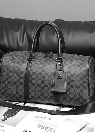 Стильная большая городская сумка для мужчин, повседневная сумка для города, спортивная сумка для зала модель 2 (coach)