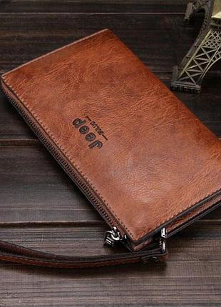 Мужской клатч кошелек jeep