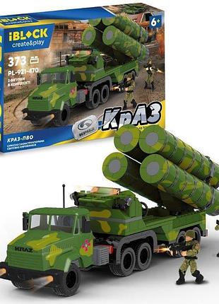Конструктор iblock військова машина краз нептун пво 373 деталі (pl-921-470)