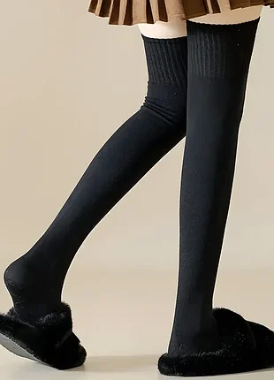 Элегантные высокие женские гольфы за колено размер 35-41 заколенки высокие с куриными лапками