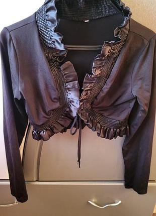 Болеро черное