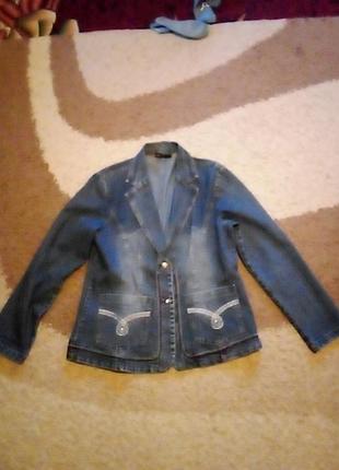 Джинсовый пиджак