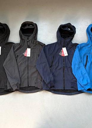 Куртка c.p. company soft shell-r goggle jacket: